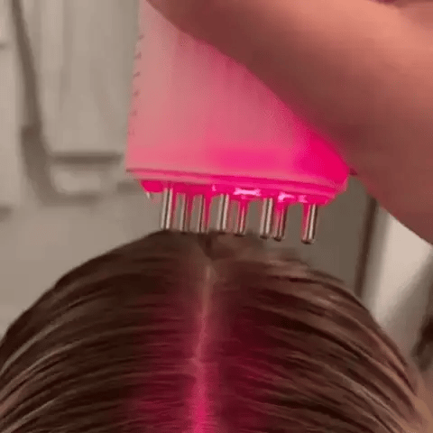 CLASSIC ESSENTIALS - Red Light Therapy Electric Scalp Massager And Hair Oil Applicator